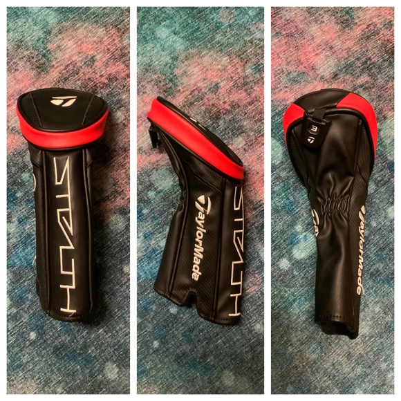 *SOLD* TaylorMade STEALTH Fairway Wood Headcover — Black, White and Red - Picture 1 of 4